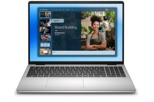 Лаптоп Dell 16 DC16251, Intel Core 7 150U (10 cores, up to 5.4 GHz), 16.0" FHD+(1920x1200) AG 300nits, 16GB, 2x8GB, DDR5, 5200 MT/s, 512GB M.2 PCIe, Intel Graphics, Cam, FPR, Wi-Fi 6E, Backlit Kb, Win 11 Pro, Silver,Aluminium, 3Y PS