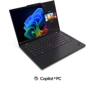 Лаптоп Lenovo ThinkPad T14s G6 Snapdragon X Elite X1E-78-100 (up to 3.4GHz, 42MB), Qualcomm Hexagon NPU, 32GB LPDDR5x-8448, 1TB SSD, 14" WUXGA (1920x1200) IPS AG, Touch, Qualcomm Adreno, FHD&IR Cam, Backlit KB, WLAN, BT, 3 cell, FPR, Win11Pro, 3Y Premier