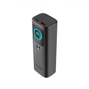 CANYON Built-in cable power bank OnPower 265 20000mAh 165W   Aluminium Dark grey