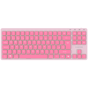 CANYON Keyboard OnType 10 Low Profile EN Wired Pink