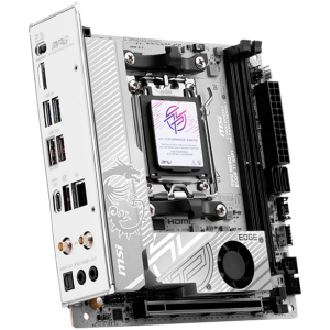 MSI MPG B850I EDGE TI WIFI, mITX, Socket AM5, Dual Channel DDR5 10000+MHz (OC), 1x PCIe x16 slot, 2x M.2 slot, 1x HDMI, 3x USB 3.2 Gen 2, 2x USB 3.2 Gen 1, 1x USB 3.2 Gen2x2 Type C, 7.1 HD Audio, 5Gbps LAN, WIFI, BT, 3Y