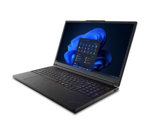 Лаптоп Lenovo ThinkPad P16 G3 Intel Core Ultra 9 275HX, 24C (up to 5.4GHz, 36MB), 64GB(32+32) DDR5-5600, 2TB SSD, 16" WUXGA (1920x1200) IPS AG, NVIDIA RTX PRO 1000/8GB, 5MP&IR Cam, Color Calibration, Backlit KB, WLAN, BT, Win11Pro, 3Y Premier