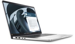 Лаптоп Dell Pro 16 Plus PB16255, AMD Ryzen AI 7 PRO 350, 32GB, 512GB SSD Gen4, 16.0" FHD+, AMD Radeon 860M, FgrPr & SmtCd, FHD, IR Cam, Mic, WLAN + BT, Backlit Kb, 3 Cell, W11Pro