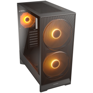 COUGAR AIRFACE 180 PC Case, Mid Tower, Black