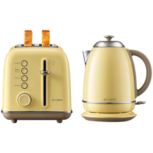 BUYDEEM 2 Slice Toaster, model DT620E, color Mellow Yellow, EU