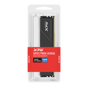 Памет ADATA XPG 8GB DDR4 3200MHz SPECTRIX D35G DDR4 RGB Black - AX4U32008G16A-SBKD35G