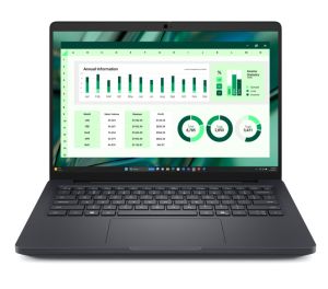 Лаптоп Dell Pro Max 14 MC14250, Intel 7 255H (24MB, 16 cores, up to 5.10 GHz Turbo), 14.0" FHD+(1920x1200) 300nits AG, 16GB: 1x16GB, DDR5, 7500 MT/s, LPCAMM, 512GB, UMA Graphics, FHD+IR Cam, and Mic, Wi-Fi 7, FPR, Backlit Kb, Win11 Pro, Magnetite, 3Y PS