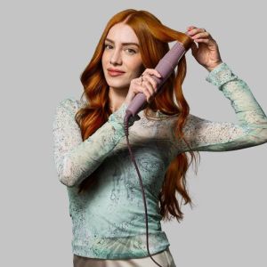 Маша за коса Remington CI8930 AIRvive™, 25 W, 3 настройки до 210C, Керамично покритие, Ionic Air, Лилав/Златист