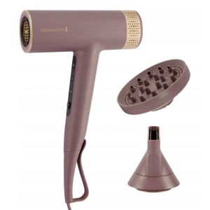 Сешоар Remington EC8930 AIRvive™, 1600W, 110000 об/мин, 2 скорости, 3 температурни настройки, Ionic Air, Cool shot, Лилав/Златист
