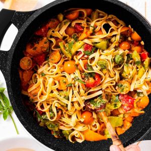 Дълбока тенджера Royalty Line RL-BS30ML, 30 см, 7 л, Мраморно незалепващо покритие, Стъклен капак, Без PFOA, Индукция, Черен