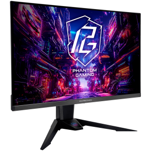 Монитор ASROCK PGO27QFV, 27" QD-OLED, QHD (2560x1440) 360Hz, 16:9, 0.03ms, 1000cd/m2, 1.5M:1, AMD FreeSync™ Premium Pro, HDMI, DP, USB-C, Wi-Fi, Black