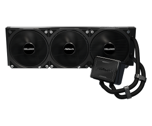 Охладител за процесор ASROCK Challenger Pure 360, AiO liquid cooler, 360 mm radiator, AM5, AM4, LGA1851, LGA1700, 90-ACLA36-BDKGA6, 6Y