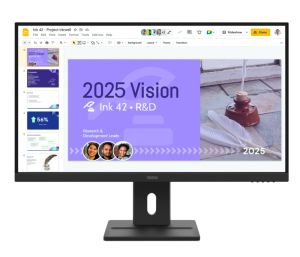 Монитор LENOVO ThinkVision E27Q-40 (64BDGAT4EU), 27" IPS, QHD (2560x1440) 100Hz, 16:9, 4ms, 350 cd/m2, 1500:1, Speakers 2x2W, 2xHDMI, DP, Raven Black