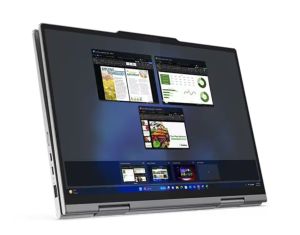 Лаптоп Lenovo ThinkPad X1 2-in-1 G9 Intel Core Ultra 7 155U (up to 4.8GHz, 12MB), 32GB LPDDR5x-6400, 1TB SSD, 14" WUXGA (1920x1200) IPS AG, AS, Touch, Integrated Graphics, FHD & IR Cam, Backlit KB, WLAN, BT, 3cell, FPR, Win 11 Pro, 3Y Premier
