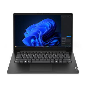 Лаптоп LENOVO V14 G5 IRL, 14" FullHD (1920x1080) TN, Intel® Core™ i5-13420H (3.4GHz up to 4.6GHz, 8 ядра), 8GB DDR5, 512GB SSD М.2, noOS, Business Black - 83GU006YBM