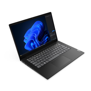 Лаптоп LENOVO V14 G5 IRL, 14" FullHD (1920x1080) TN, Intel® Core™ i5-13420H (3.4GHz up to 4.6GHz, 8 ядра), 8GB DDR5, 512GB SSD М.2, noOS, Business Black - 83GU006YBM