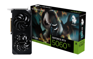 Видео карта GAINWARD GeForce RTX 5060 Ti Ghost 8GB OC, 8GB GDDR7, 128 bits, HDMI, 3xDP - NE7506TT19P1-GB2062B