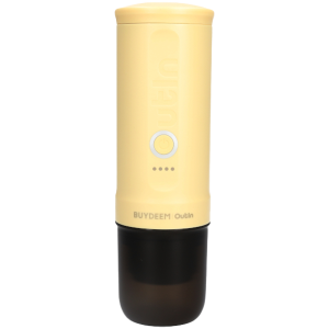 BUYDEEM Nano Espresso Machine, model OTEM-01, color Mellow Yellow
