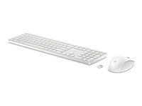 HP 655 White Wireless Keyboard and Mouse Combo