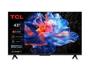 Телевизор 43" TCL 43P6K, 4K UHD LED, SmartTV, Google TV, 60Hz, WiFi 5, Black