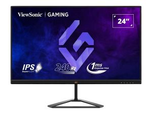 Монитор VIEWSONIC VX2479A-HD-PRO, 23.8" IPS, FullHD (1920x1080) 240Hz, 16:9, 1ms, 250 cd/m², 1000:1, FreeSync, G-Sync, 2xHDMI, DP, Black