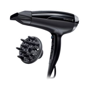 Сешоар Remington D5215 Pro Air Shine, 2300W, 2 скорости, 3 степени, Йонна система, 85 км/ч, Керамична решетка, Черен