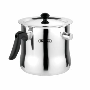 Млековарка Rosberg R51425A, 2.5 литра, Двойни стени, Свиреща при завиране, Инокс