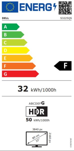 Монитор DELL PLUS S3225QS, 31.5" VA, 4K UHD (3840x2160) 120Hz, 16:9, 4ms, 3000:1, 300cd/m2, AMD FreeSync, Speakers 2x5W, 2xHDMI, DisplayPort, Ash White