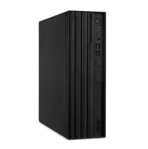 Настолен компютър Acer Veriton VX4720GT Intel Core i3-14100 (up to 4.70GHz, 12MB), 1*8GB DDR5, 512GB SSD M.2, DVD+RW, Intel UHD Graphics, TPM 2.0, GLAN, 180W  80PLUS Bronze, KBD& Mouse USB, No OS, 3Y