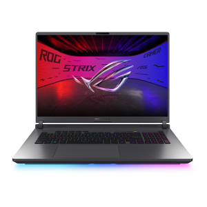 Лаптоп ASUS ROG Strix G18 (2025) G815LP-S9024, 18'' WQXGA (2560x1600) 240Hz, Intel® Core™ Ultra 9 275HX (up to 5.40GHz, 24 ядра), NVIDIA GeForce RTX5070 8GB GDDR7, 32GB DDR5, 2TB SSD M.2, 4-Zone RGB, noOS, Eclipse Gray - 90NR0LK1-M002Z0