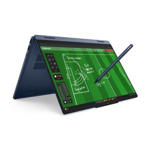 Лаптоп LENOVO IdeaPad 5 2-in-1 14AGP11, 14" WUXGA (1920x1200) Touch, AMD Ryzen™ AI 7 445 (2.0GHz up to 4.6GHz, 6 ядра), 32GB DDR5, 1TB SSD M.2, Pen, Windows 11 Home, Cosmic Blue - 83UH0027BM