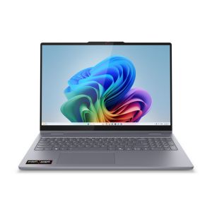 Лаптоп LENOVO IdeaPad 5 2-in-1 16AKP10, 16" WUXGA (1920x1200) Touch, AMD Ryzen™ AI 5 340 (2.0GHz up to 4.8GHz, 6 ядра), 16GB LPDDR5x, 1TB SSD M.2, Digital Pen, Windows 11 Home, Luna Grey - 83KU000FBM
