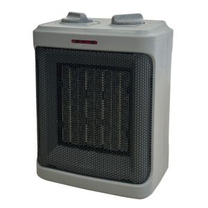 Керамична вентилаторна печка Oliver Voltz OV51970H, 1500W, 3 режима, 2 темп. настройки, Термостат, Защита при преобръщане, Сив